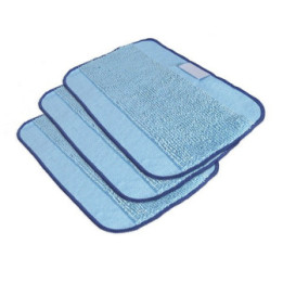 Lot de 3 tissus en microfibre nettoyage humide pour BRAAVA 390t IROBOT