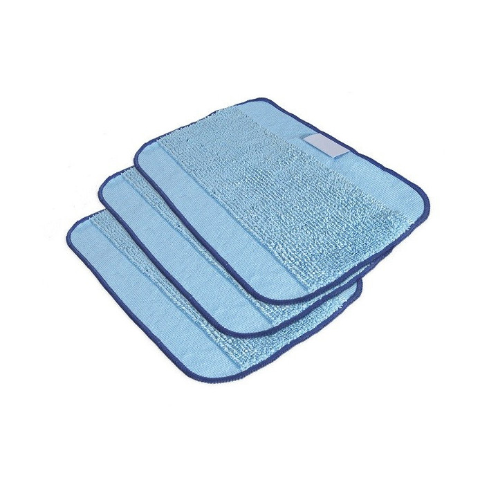 Lot de 3 tissus en microfibre nettoyage humide pour BRAAVA 390t IROBOT