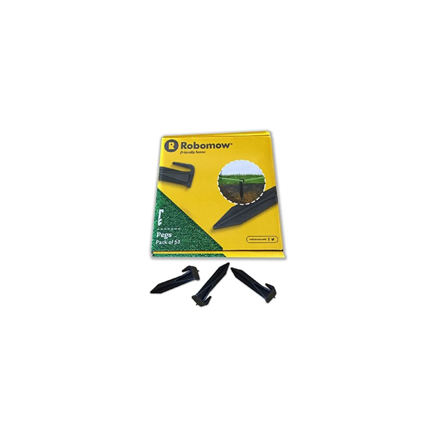 50 piquets de fixation pour câble périmétrique ROBOMOW MRK7101A