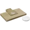 Kit 5 sacs filtrants papier + 1 microfiltre pout la station de charge