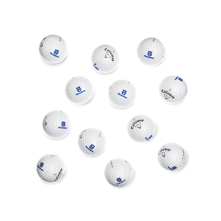 Lot de 12 balles de Golf avec logo HUSQVARNA CALLAWAY WARBIRD 101691989