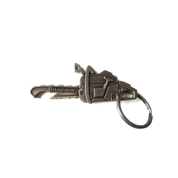 Porte clé metalique tronconneuse HUSQVARNA