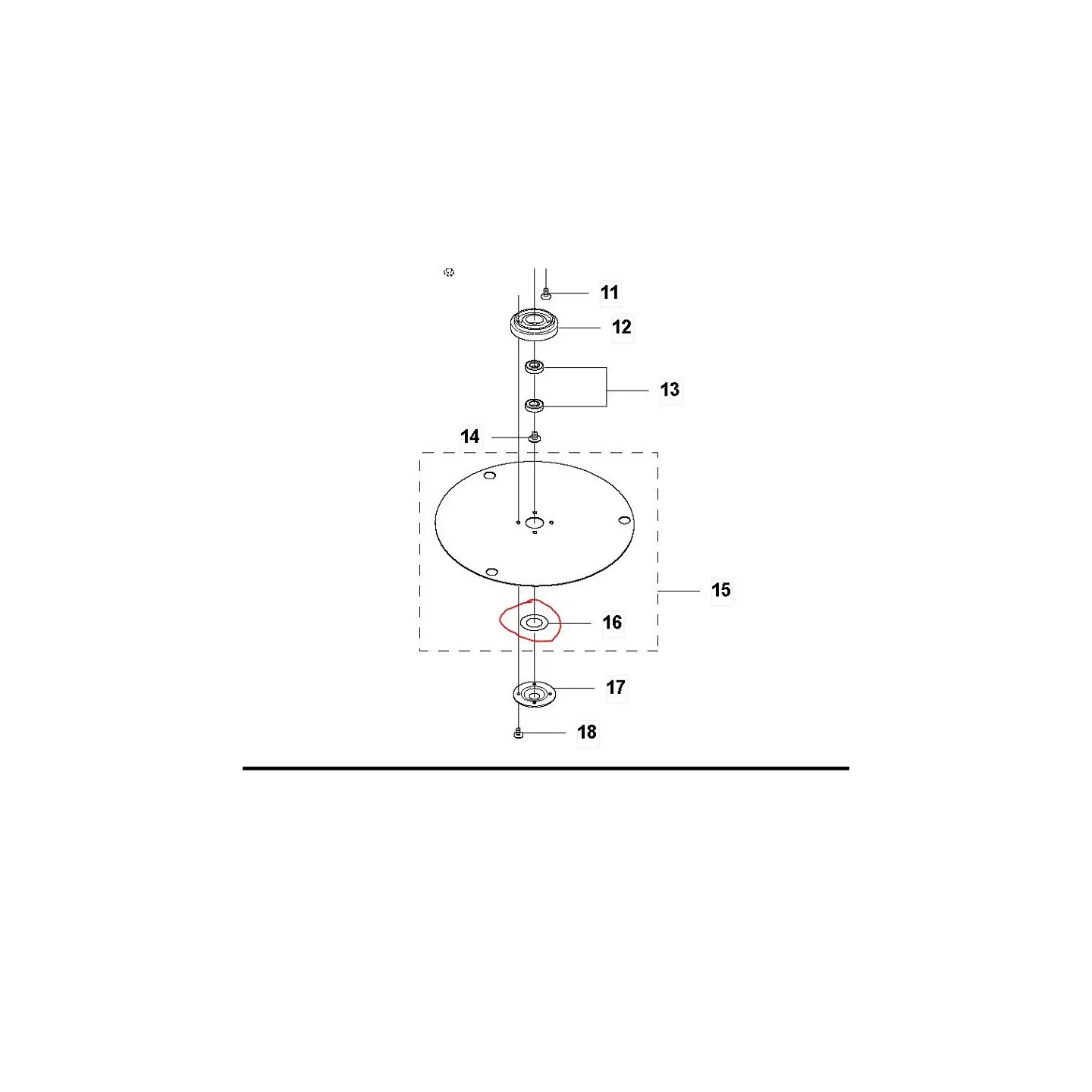Joint autocollant en mousse pour plateau antiscalp HUSQVARNA 535082501 