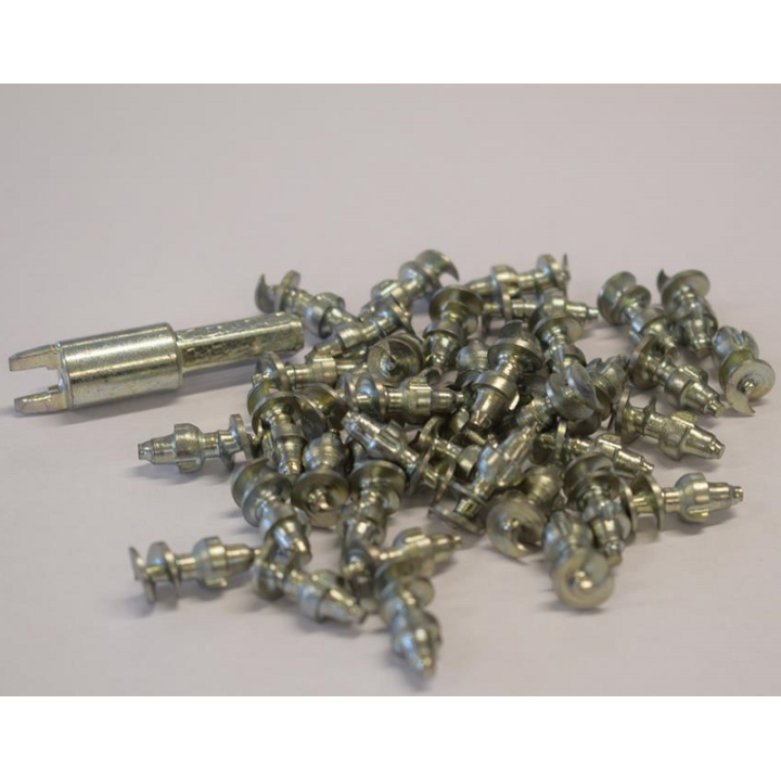 Kit 40 Spikes 6mm + clé de montage pour robot tondeuse  