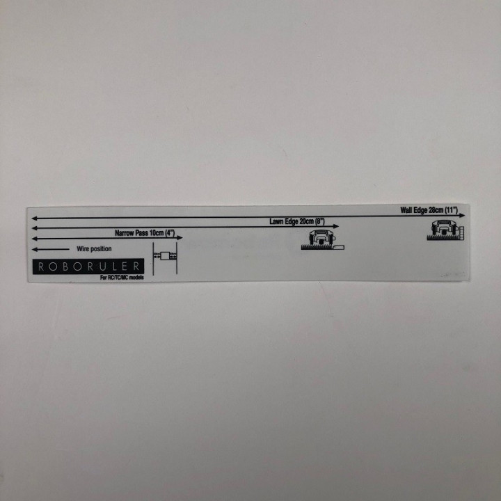 Règle d'installation pour RC ROBOMOW DOC7010B