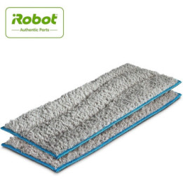 Lot de 2 lingettes lavables pour Braava Jet M6 iROBOT 4643570