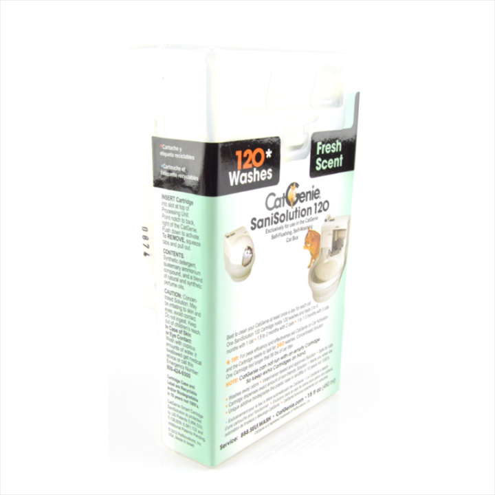 Cartouches Intelligentes SaniSolution Parfumée Petnovations pour Catgenie 120