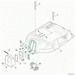 Faisceau de station de charge pour robot MI322 VIKING 63004403025