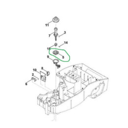Support joystick capteur de choc pour robots serie RM ROBOMOW INJ5024A
