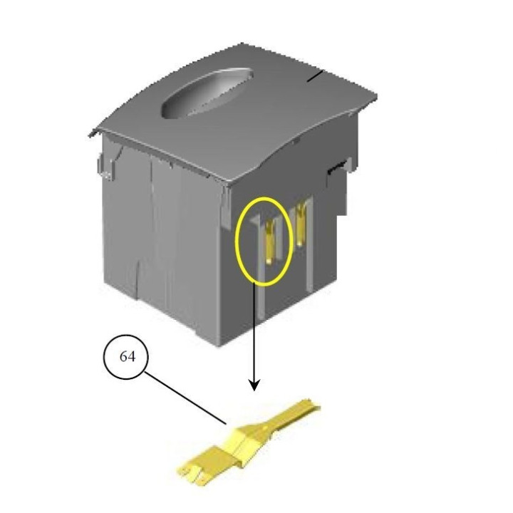 Contacteur bloc batterie pour robots serie RL ROBOMOW GEN0130A