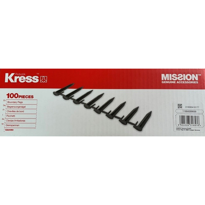 Lot de 100 Piquets de fixation pour câble KRESS KA0050