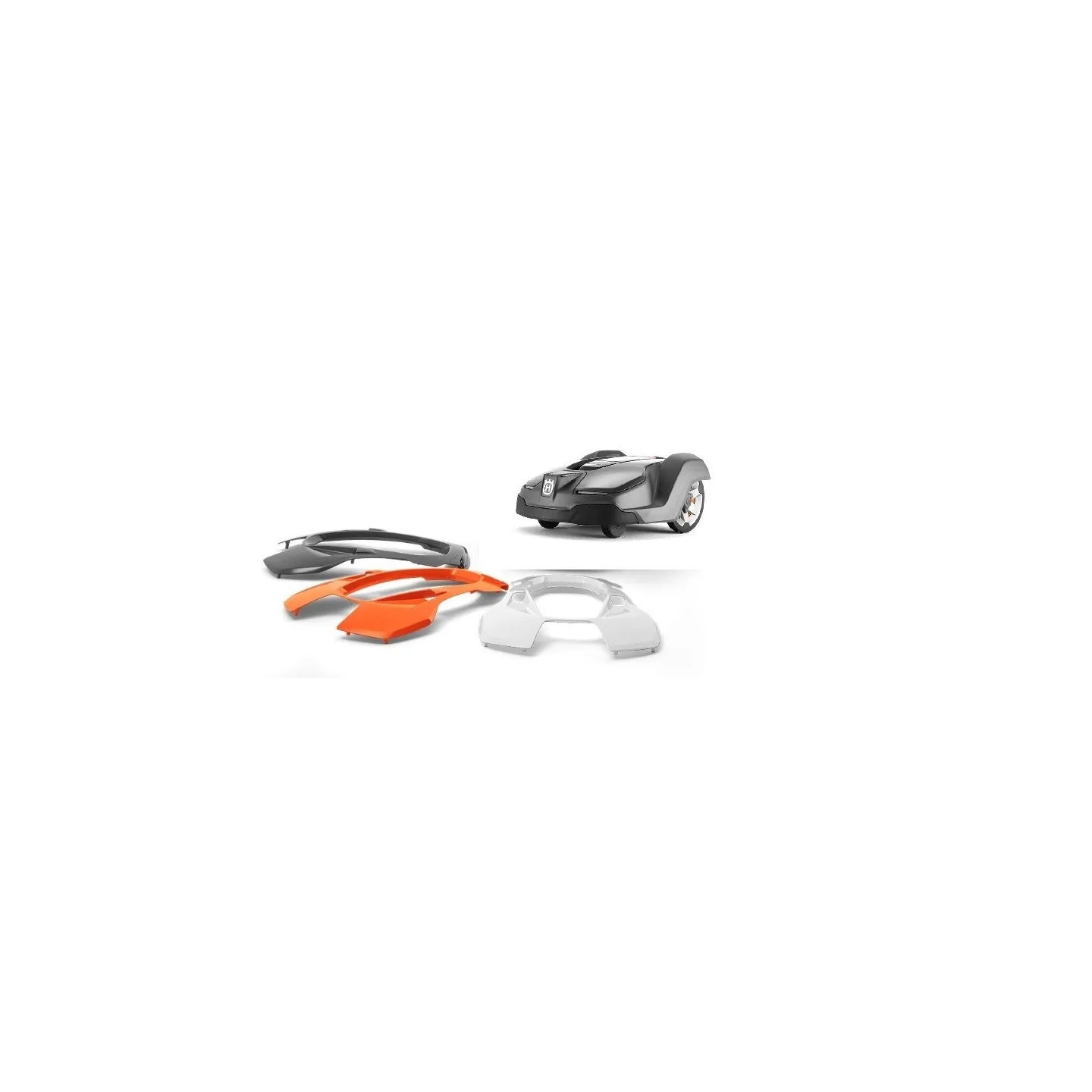 Coque supérieure Blanche Polaire pour robot 430X HUSQVARNA 590877002