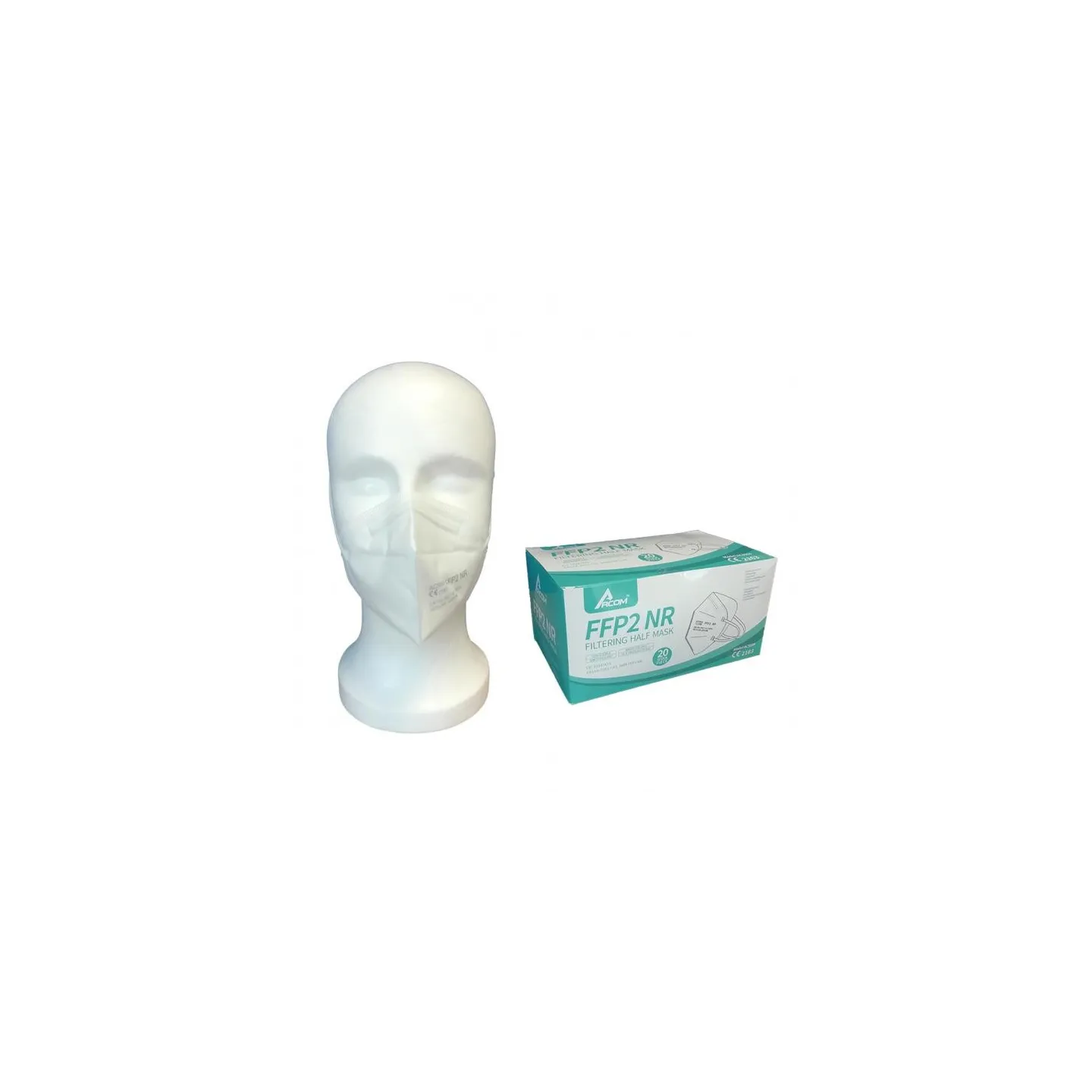 Lot de 20 masques FFP2 NR anti Covid19 ARCOM AC9504