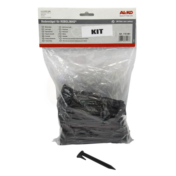 Lot de 90 Piquets de fixation pour câble ALKO 119461
