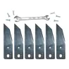 Kit 6 lames inférieures plates pour robot Robolinho ALKO 127400