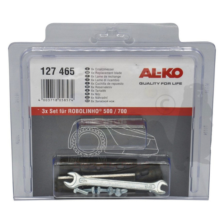 Kit 6 lames plates pour robot Robolinho ALKO 127465