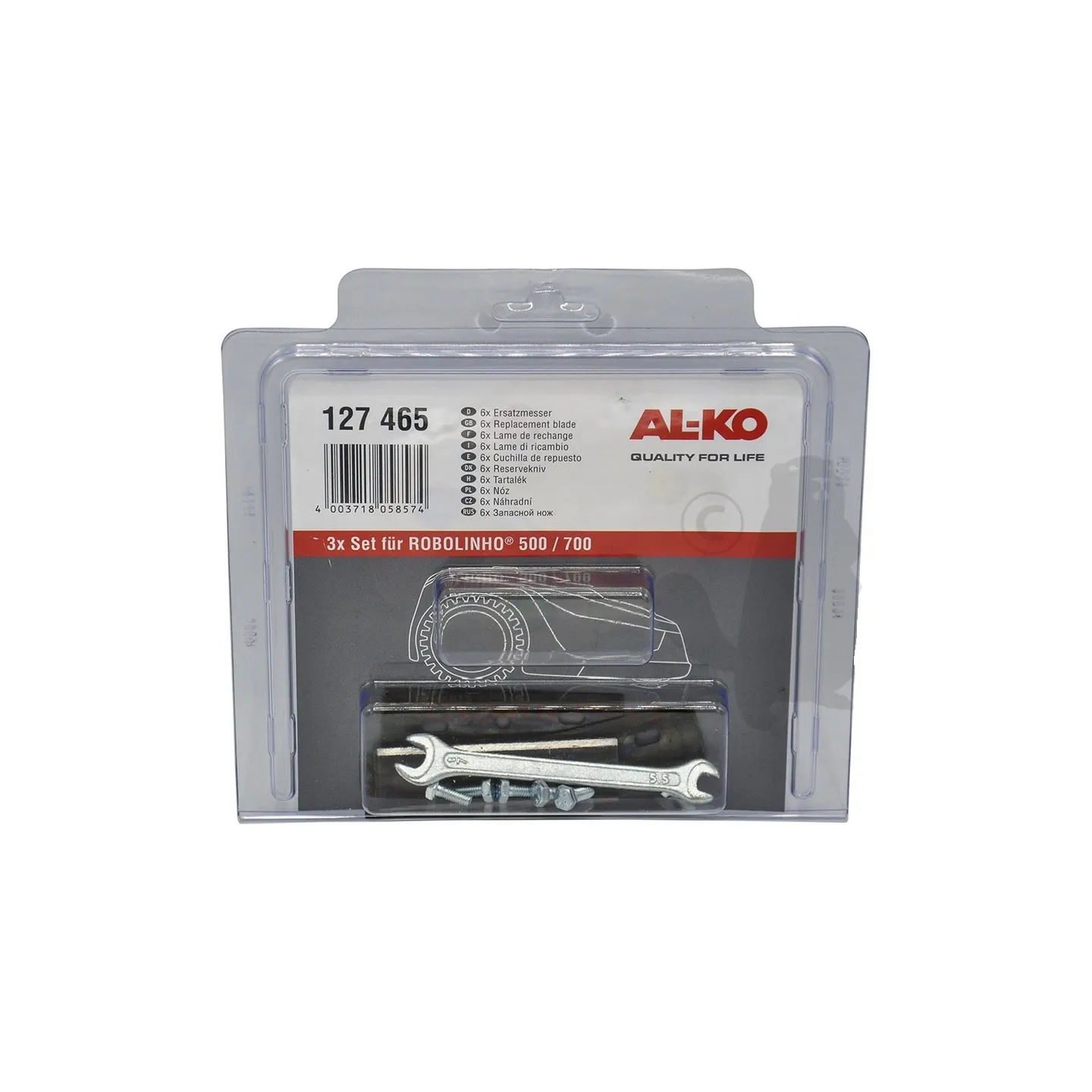 Kit 6 lames plates pour robot Robolinho ALKO 127465
