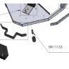 Vis de fixation Carrosserie/Silentbloc avant Pour GreenMow BELROBOTICS BR11153