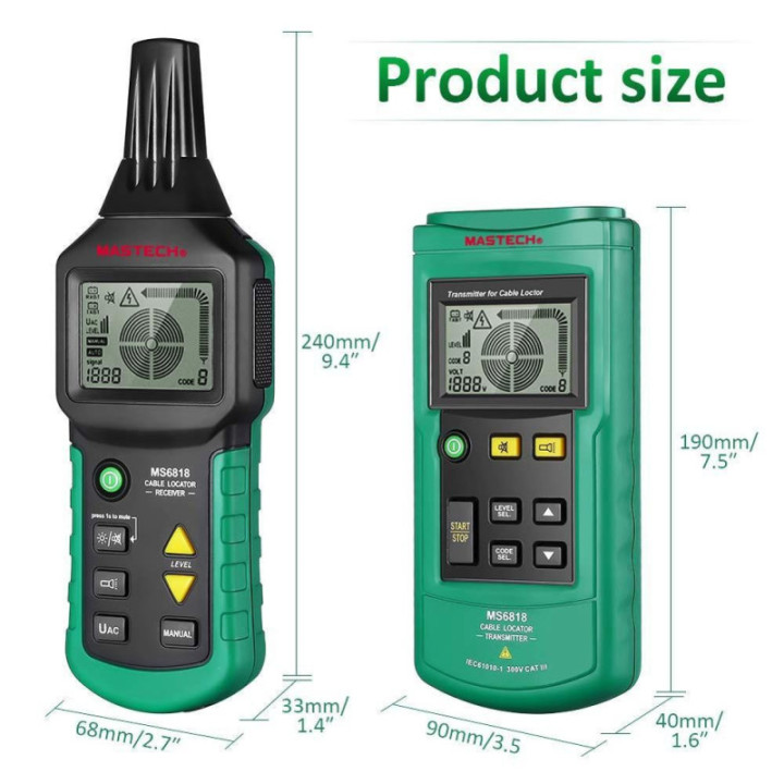 Détecteur de rupture de câbles périmétrique et guide PRO MASTECH MS6818
