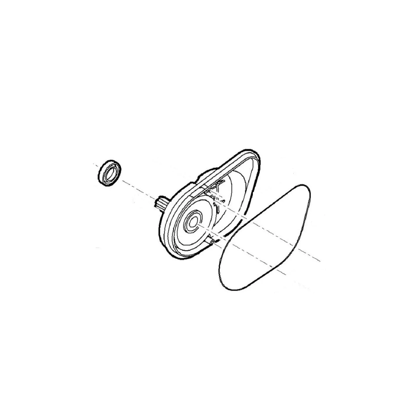 Couvercle du réducteur droit pour robot Mi322 VIKING 63006405800