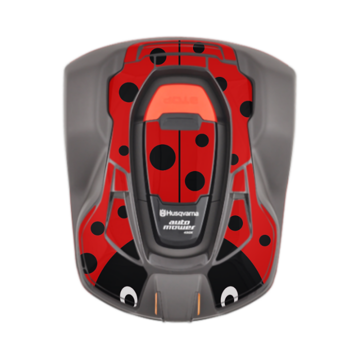 Kit déco Stickers COCCINELLE pour robot 450X HUSQVARNA
