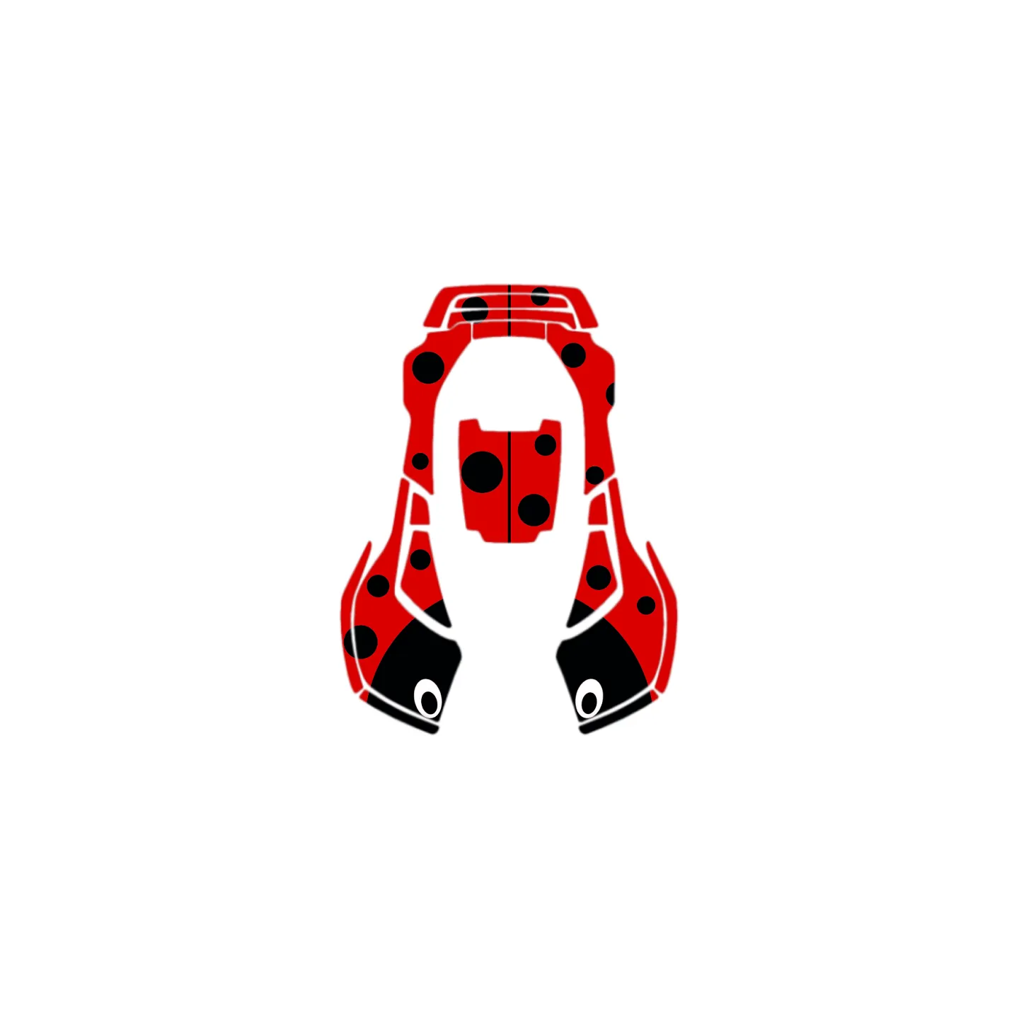 Kit déco Stickers COCCINELLE pour robot 450X HUSQVARNA