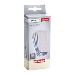 Set de 4 filtres Airclean RX-SAC1 pour robot SCOUT RX1 MIELE 9724050