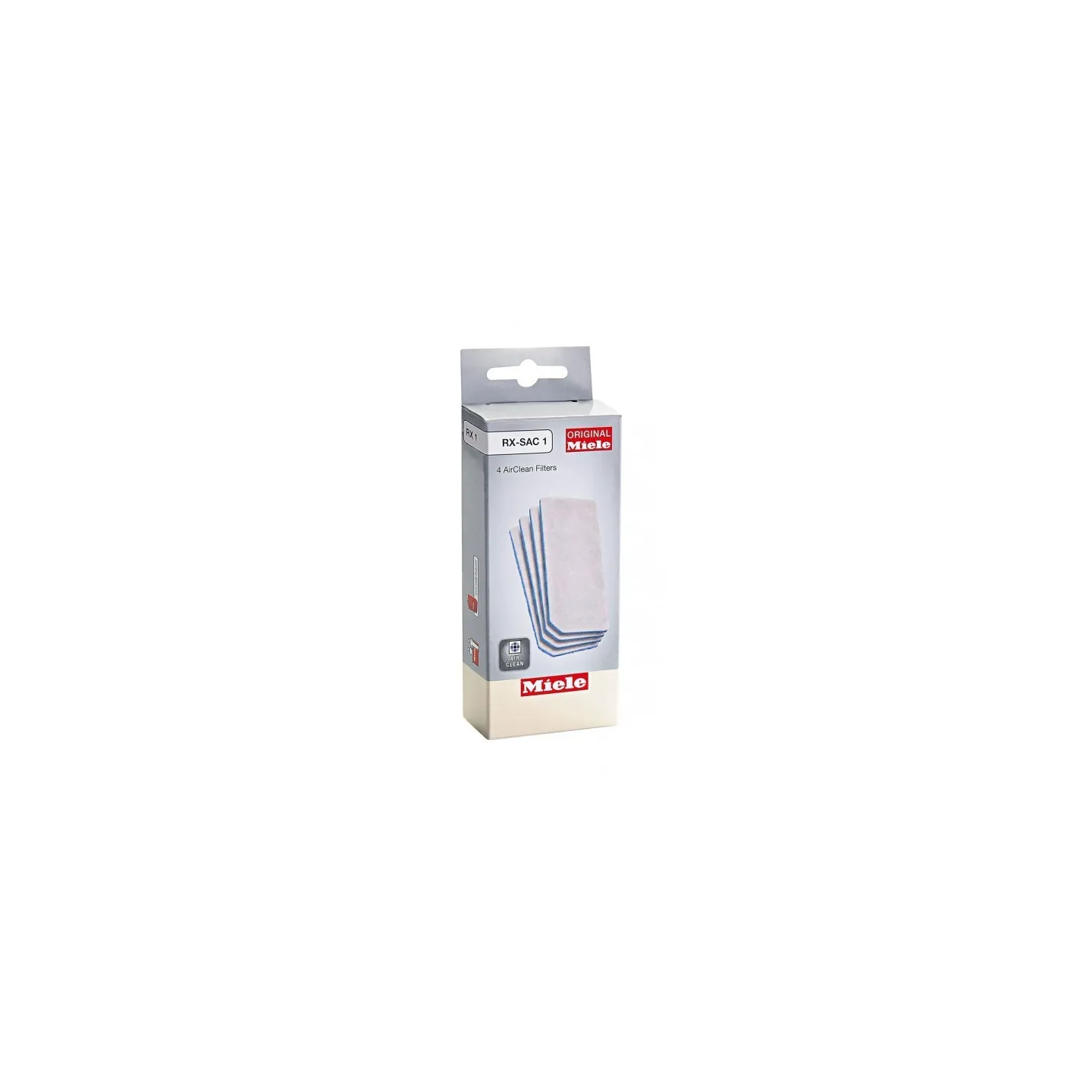 Set de 4 filtres Airclean RX-SAC1 pour robot SCOUT RX1 MIELE 9724050
