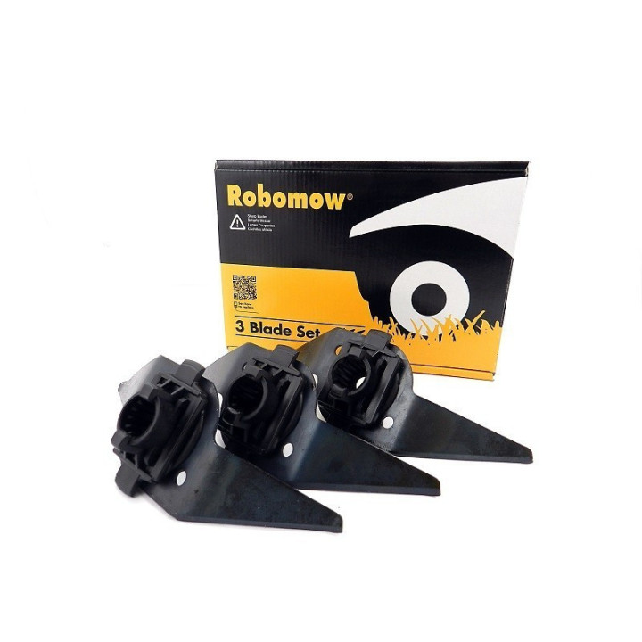 Kit 3 lames mulching 20cm pour robot série RL ROBOMOW MRK0003A 