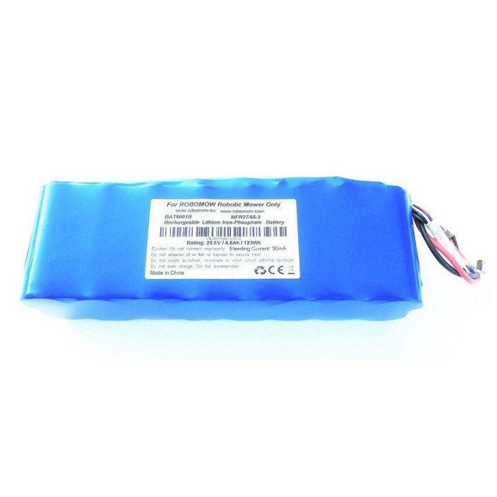 Batterie 4.6Ah 25.6V LiFeP04 RS612 et RS622 ROBOMOW MRK6105A BAT6001B  