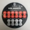Plaquette d'autocollants de marquage pour câblage station de charge HUSQVARNA 581842802