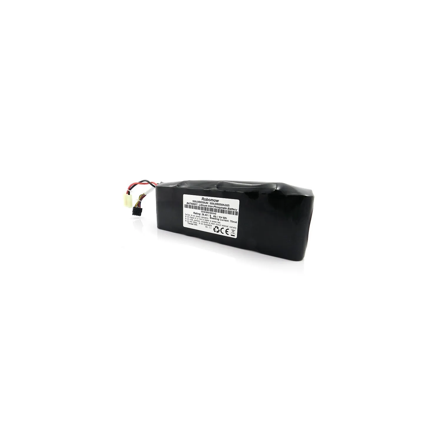 Batterie 6Ah 25.6V LiFeP04 pour robot série RS ROBOMOW MRK6103A BAT6000C 