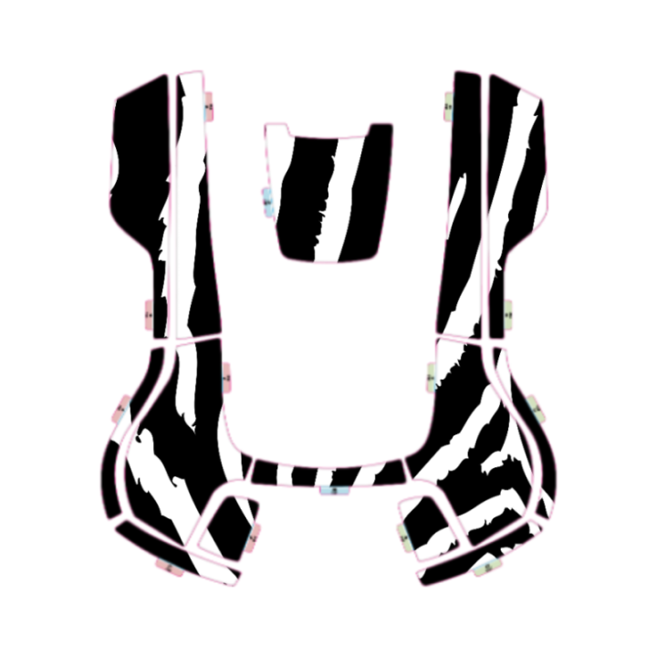 Kit déco Sticker ZEBRE pour robots 315X-315XSL HUSQVARNA 599294903