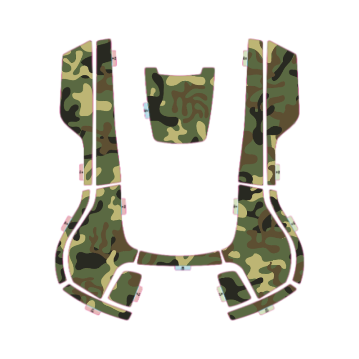 Kit déco Sticker CAMOUFLAGE MILITAIRE pour robots 315X-315XSL HUSQVARNA 599295003