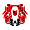 Kit déco Sticker COCCINELLE pour robots 320-420-440 HUSQVARNA 599292405