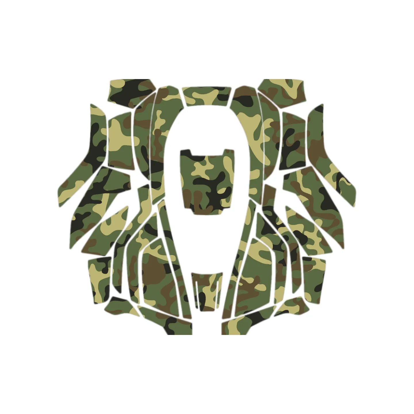 Kit déco Sticker CAMOUFLAGE MILITAIRE pour robots 320-420-440 HUSQVARNA 599295004