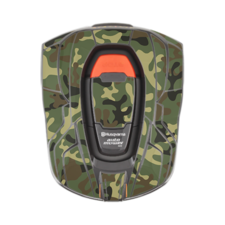 Kit déco Sticker CAMOUFLAGE MILITAIRE pour robots 320-420-440 HUSQVARNA 599295004