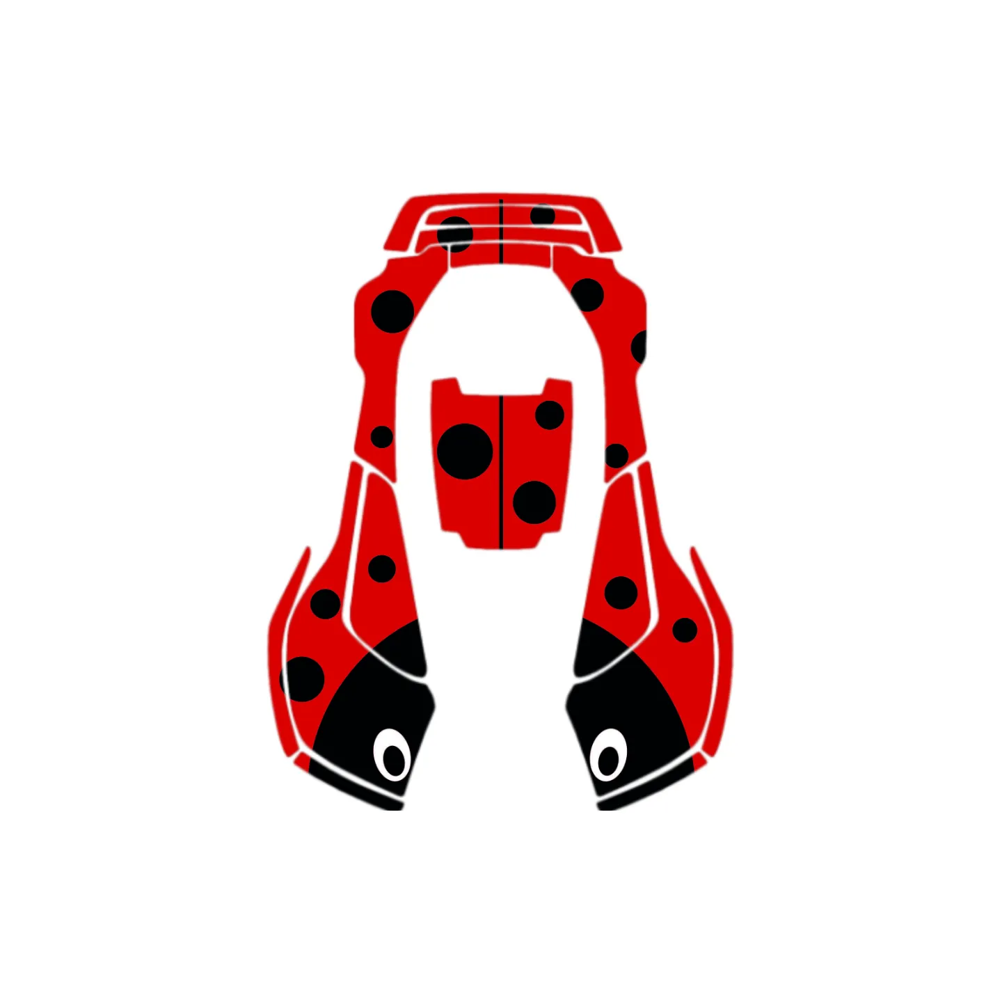 Kit déco Sticker COCCINELLE pour robot 430X HUSQVARNA 599292406