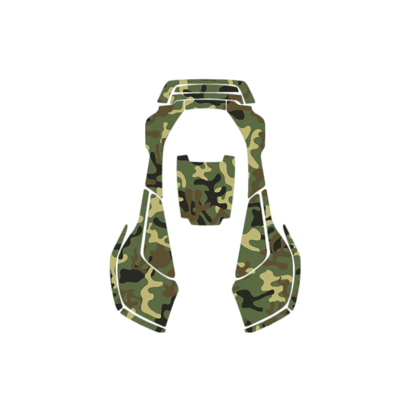 Kit déco Sticker CAMOUFLAGE MILITAIRE pour robot 430X HUSQVARNA 599295005