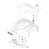 Carrosserie complète gris anthracite pour robot série 100 HUSQVARNA 577955302