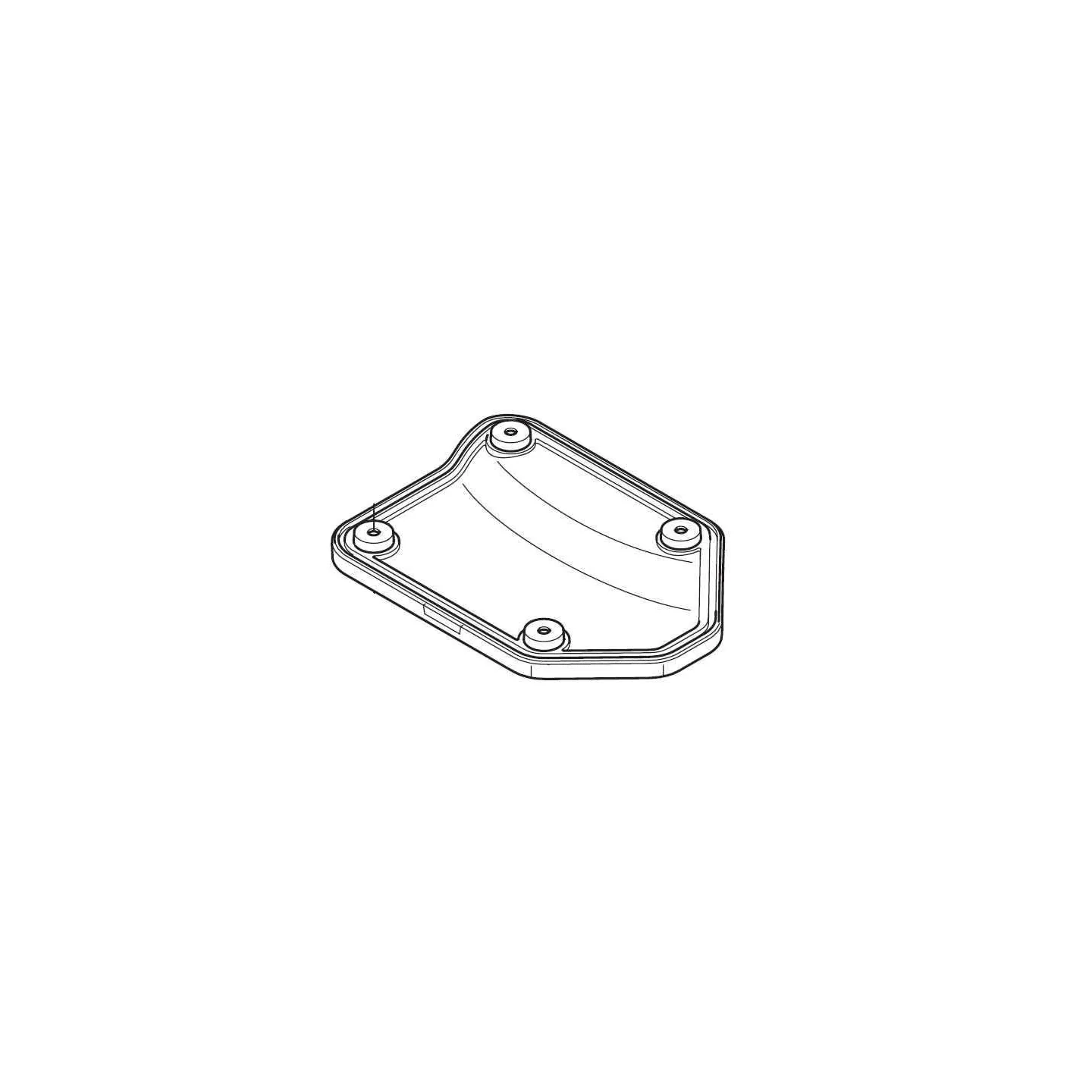 Couvercle de batterie pour robot série 100 HUSQVARNA 574467301
