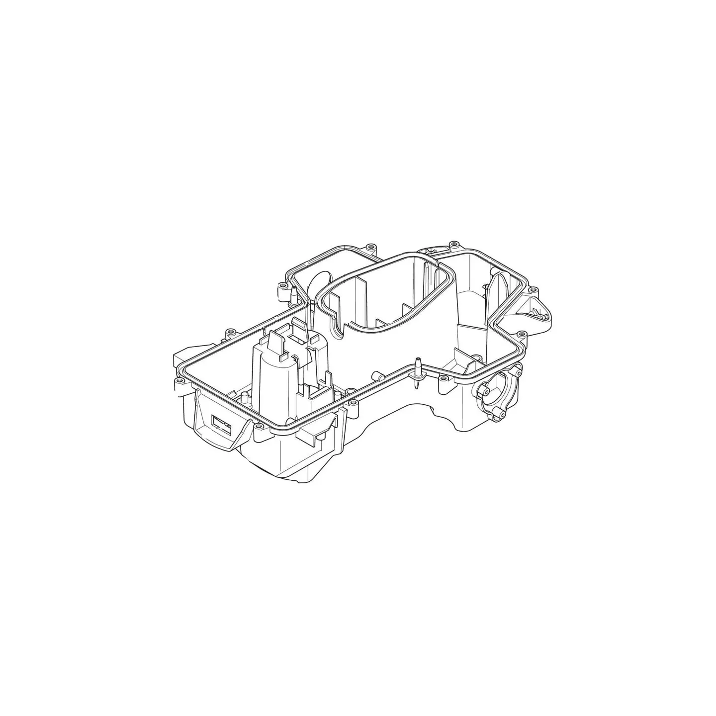 Châssis inférieur pour robot série 100 HUSQVARNA 577846202