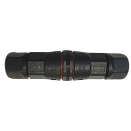 Raccord en ligne étanche IP67 pour câble Ø4mm RMC OSVAN CC15C04