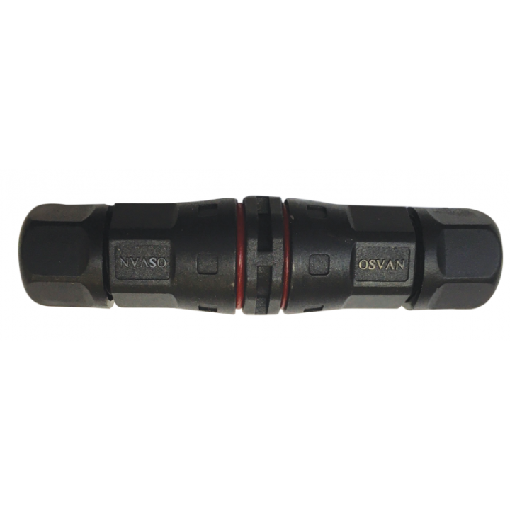 Raccord en ligne étanche IP67 pour câble Ø4mm RMC OSVAN CC15C04