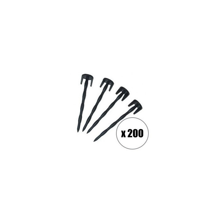 Lot de 200 piquets de fixation pour câble périmétrique AMBROGIO ZUCCHETTI 200A00200A