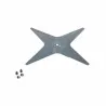 Lame plate 4 dents 290mm AMBROGIO ZUCCHETTI CS_D0112_02