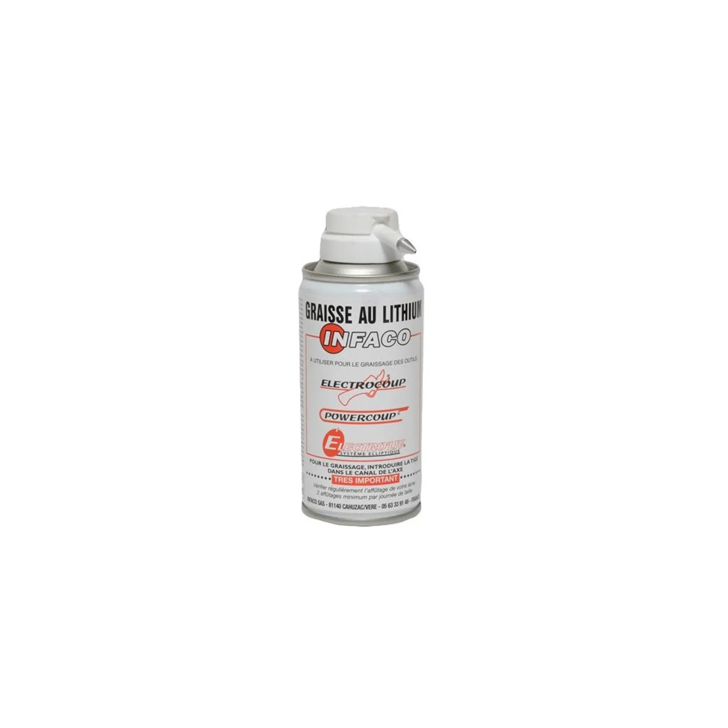 Bombe de Graisse au Lithium 200ml INFACO 352B