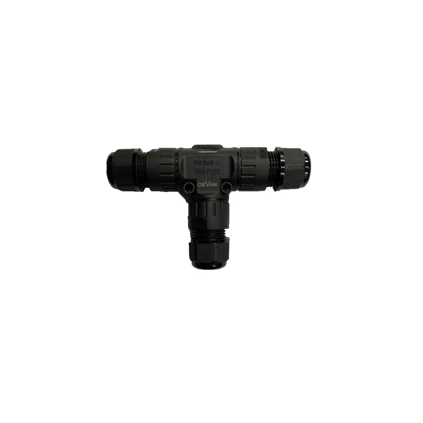 Raccord en T étanche IP67 pour câbles Ø5.9mm & Ø4mm GCC OSVAN CO-002