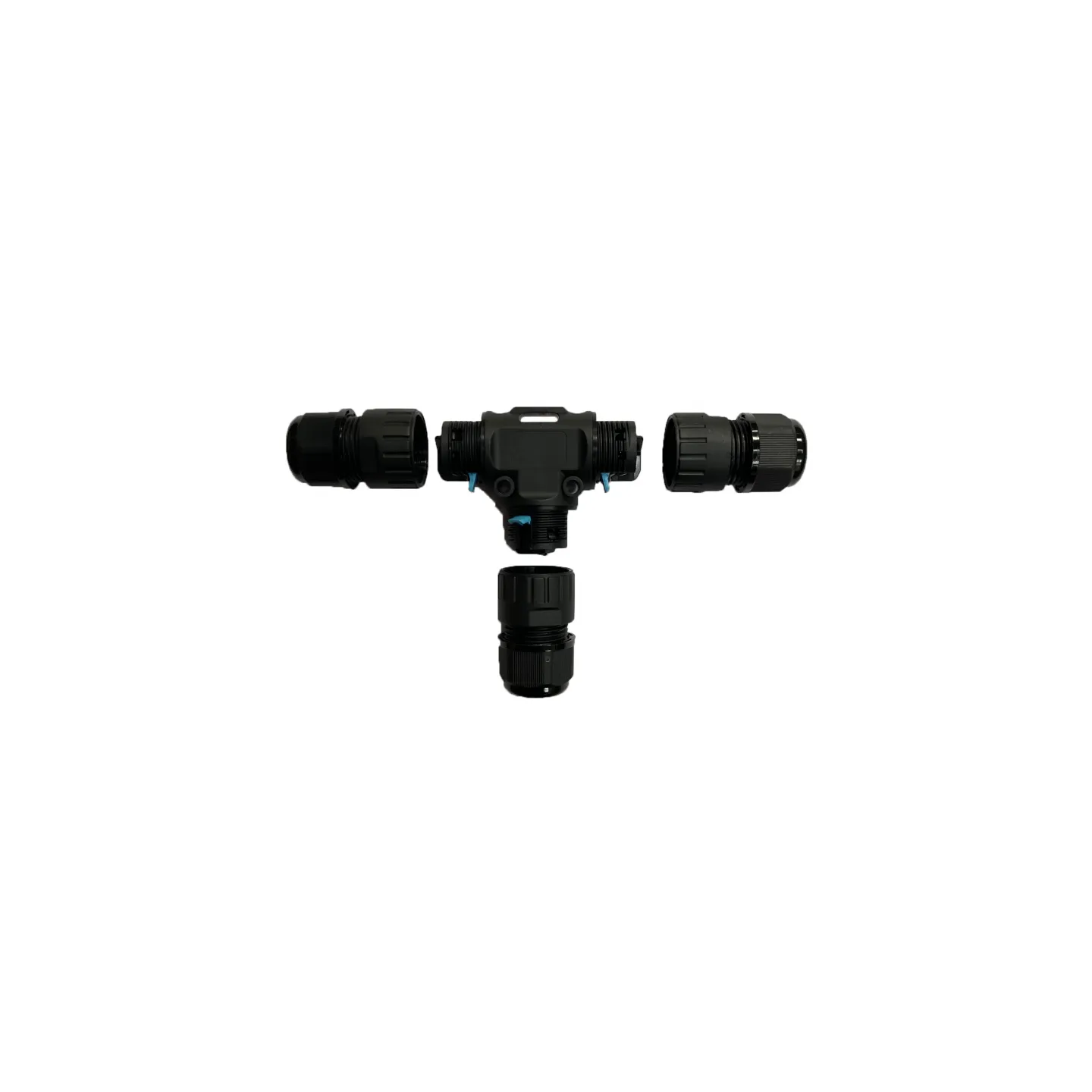 Raccord en T étanche IP67 pour câbles Ø5.9mm & Ø4mm GCC OSVAN CO-002
