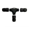Raccord en T étanche IP67 pour câbles Ø5.9mm & Ø4mm GCC OSVAN CO-002